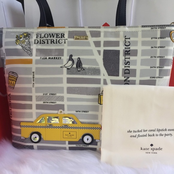 Kate spade New York Francis yellow cab taxi tote - Picture 4 of 5